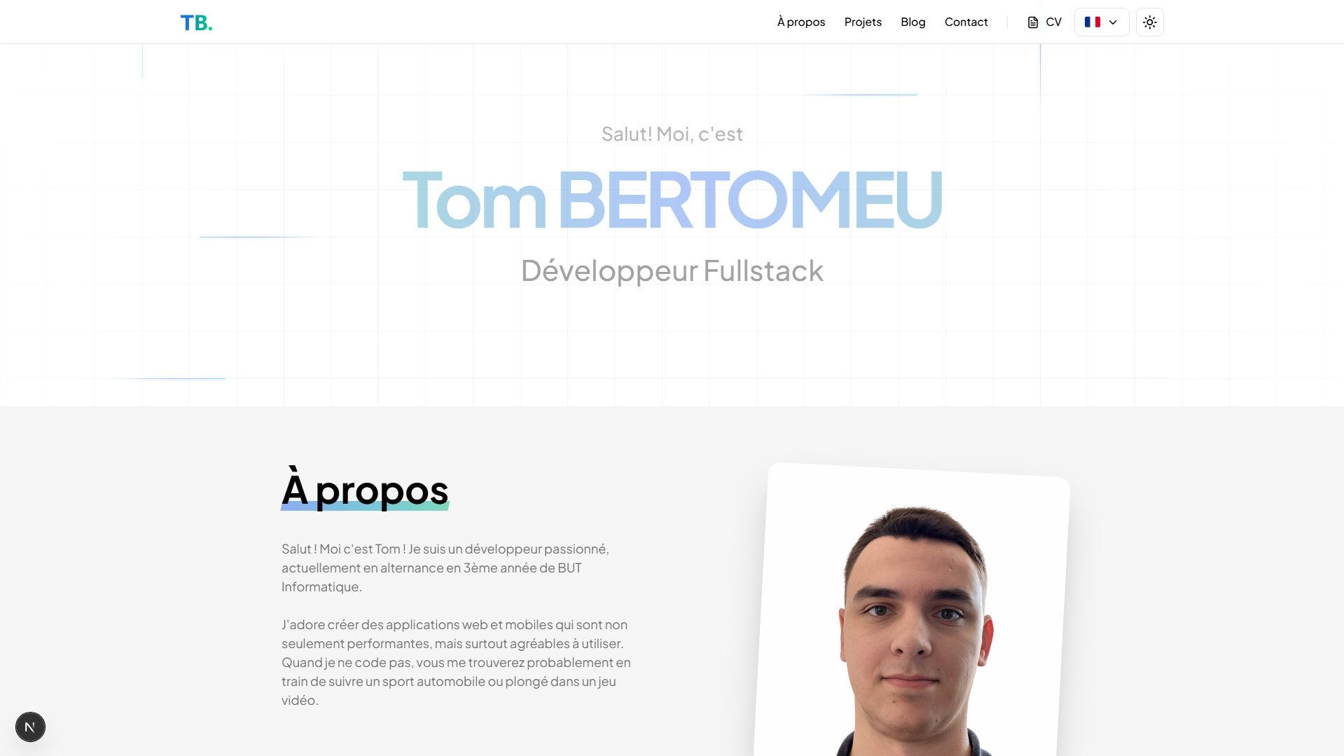 La création de mon portfolio : Tech Stack & Design